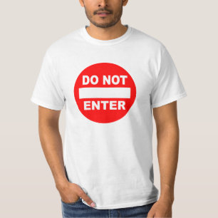 Niet invoeren / Kom in shirt - stijl kiezen