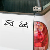 NIET IRON! BUMPERSTICKER (Op Truck)