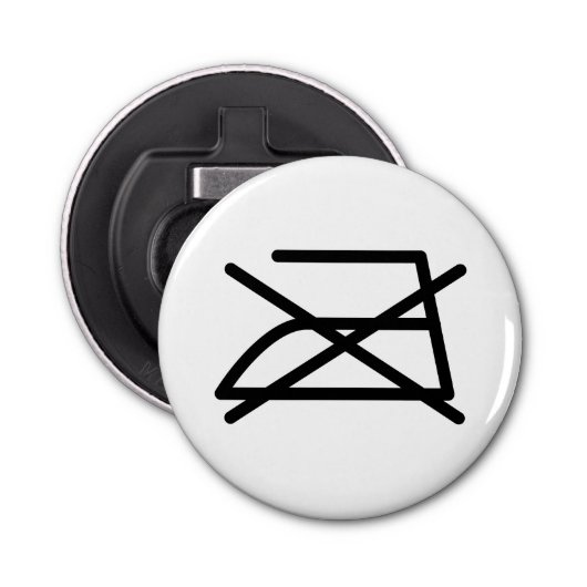 NIET IRON! BUTTON FLESOPENER (Voorkant)