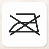 NIET IRON! KARTONNEN ONDERZETTERS (Voorkant)