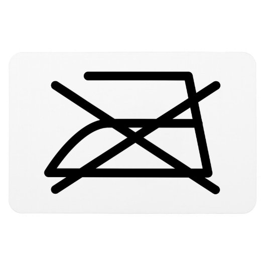 NIET IRON! MAGNEET (Horizontaal)