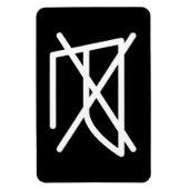 NIET IRON! MAGNEET (Verticaal)