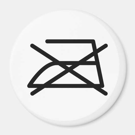 NIET IRON! MAGNEET (Voorkant)