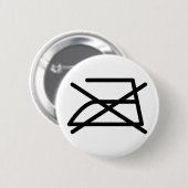 NIET IRON! RONDE BUTTON 5,7 CM (Voorkant /achterkant)