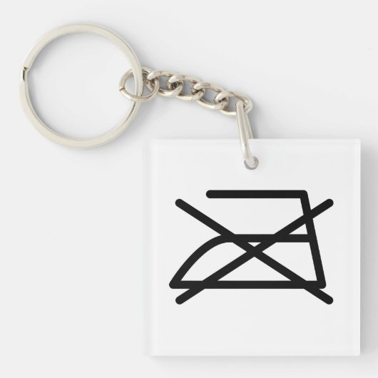 NIET IRON! SLEUTELHANGER (Voorkant)