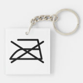 NIET IRON! SLEUTELHANGER (Achterkant)