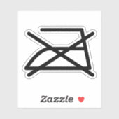 NIET IRON! STICKER (Vel)