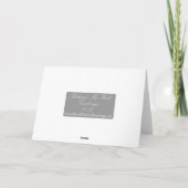 Niet is alles Zwart-wit Kaart (Achterkant)