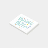 niet italiaans , maar ondersteunend , niet italiaa post-it® notes (Schuin)