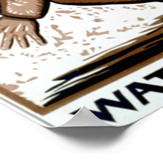 Niet Jay Walk, kijk naar je Stap! Poster (Hoek)