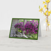 Niet je biologische moeder, maar je moeder kaart (Gele Bloem)