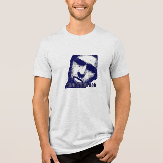 Niet je Bob Tongue Tri-Blend Shirt (Voorkant)