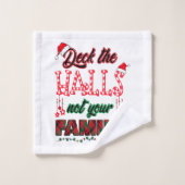 Niet je familie overdekken bad handdoek (Wasdoekje)