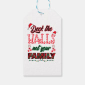 Niet je familie overdekken cadeaulabel (Achterkant)