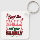 Niet je familie overdekken sleutelhanger (Achterkant)