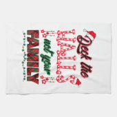 Niet je familie overdekken theedoek (Horizontaal)