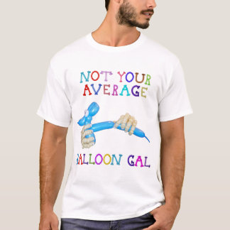 Niet je gemiddelde ballonballonballonvaard t-shirt