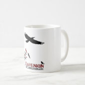 Niet je gemiddelde beker o' Raven Koffiemok (Voorkant rechts)