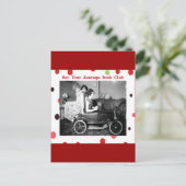 Niet je gemiddelde boekenclub briefkaart (Staand voorkant)