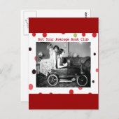 Niet je gemiddelde boekenclub briefkaart (Voorkant / Achterkant)