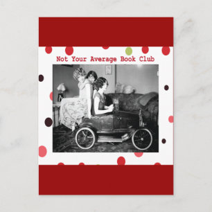 Niet je gemiddelde boekenclub briefkaart