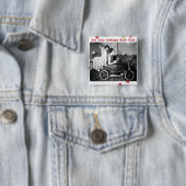 Niet je gemiddelde boekenclub vierkante button 5,1 cm (In situ)