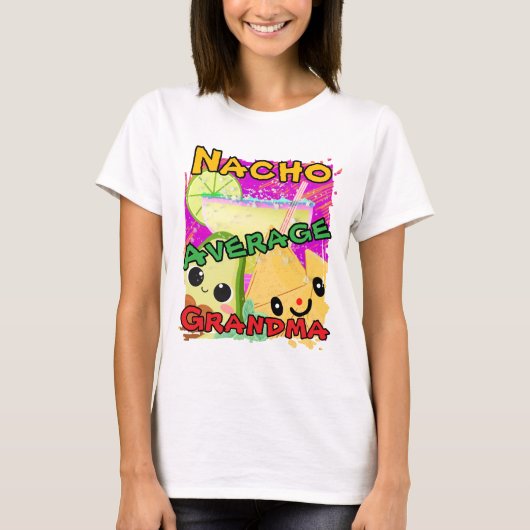 Niet je gemiddelde oma - leuk t-shirt (Voorkant)