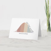 Niet je gemiddelde sociaal werker bedankkaart (Voorkant)