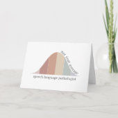 Niet je gemiddelde spraakpatholoog bedankkaart (Voorkant)