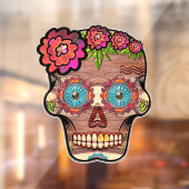 Niet je gemiddelde suiker schedel raam vast te hou raamsticker (Vel 2)