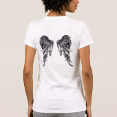 Niet je gewone engel. t-shirt (Achterkant)
