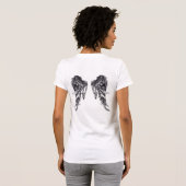 Niet je gewone engel. t-shirt (Achterkant volledig)