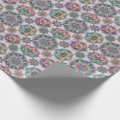 Niet je gewone sneeuwvlokken cadeaupapier (Hoek)