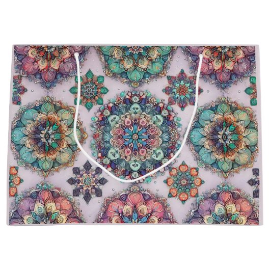 Niet je gewone sneeuwvlokken groot cadeauzakje (Voorkant)