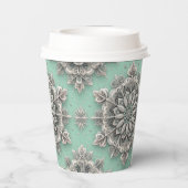 Niet je gewone sneeuwvlokken II Papieren Bekers (Achterkant)