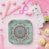 Niet je gewone sneeuwvlokken II Papieren Bordje (Feest)