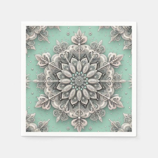 Niet je gewone sneeuwvlokken II Servet (Voorkant)