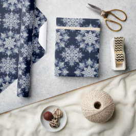 Niet je gewone sneeuwvlokken III Cadeaupapier