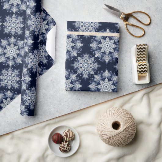 Niet je gewone sneeuwvlokken III Cadeaupapier (Crafts)