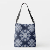 Niet je gewone sneeuwvlokken III Crossbody Tas (Achterkant)