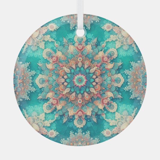 Niet je gewone sneeuwvlokken V Glas Ornament (Voorkant)