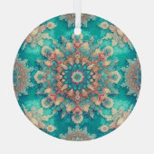 Niet je gewone sneeuwvlokken V Glas Ornament (Achterkant)