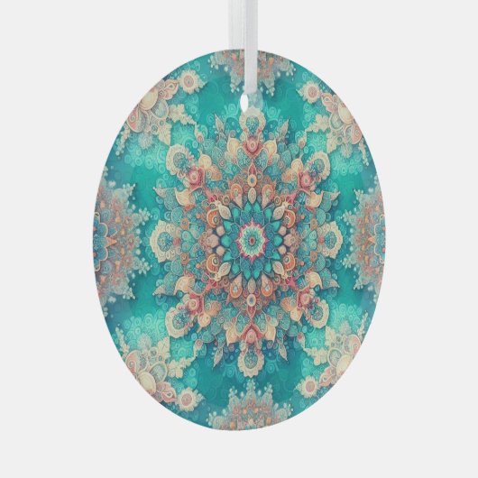 Niet je gewone sneeuwvlokken V Glas Ornament (Voorkant Rechts)