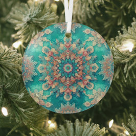 Niet je gewone sneeuwvlokken V Glas Ornament