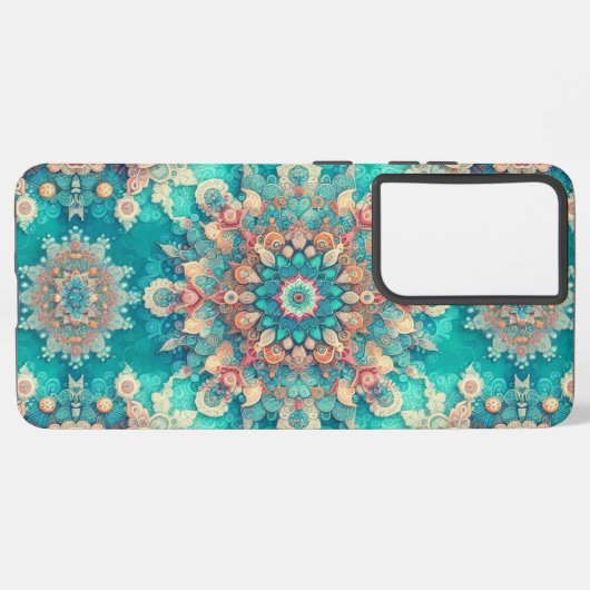 Niet je gewone sneeuwvlokken V Samsung Galaxy Hoesje (Linkerkant)