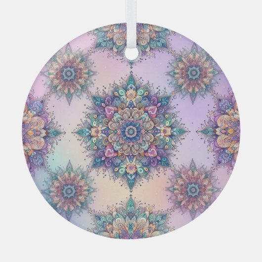 Niet je gewone sneeuwvlokken VI Glas Ornament (Voorkant)