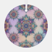 Niet je gewone sneeuwvlokken VI Glas Ornament (Achterkant)