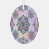 Niet je gewone sneeuwvlokken VI Glas Ornament (Voorkant links)