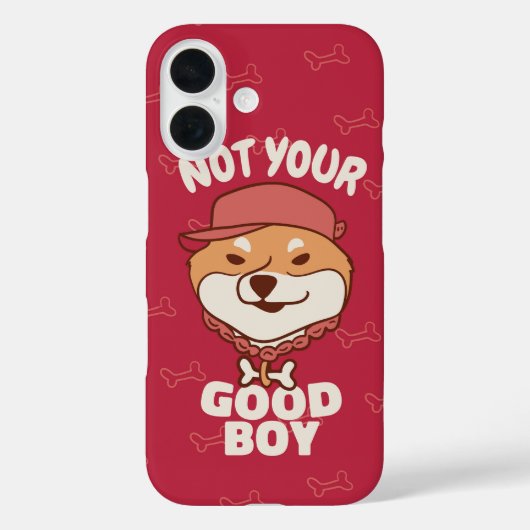 Niet je goede jongen - Sassy Dog Case-Mate iPhone Case (Achterkant)