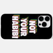 Niet je Habibi Case-Mate iPhone Case (Achterkant (horizontaal))